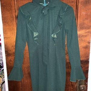 Midi green dress